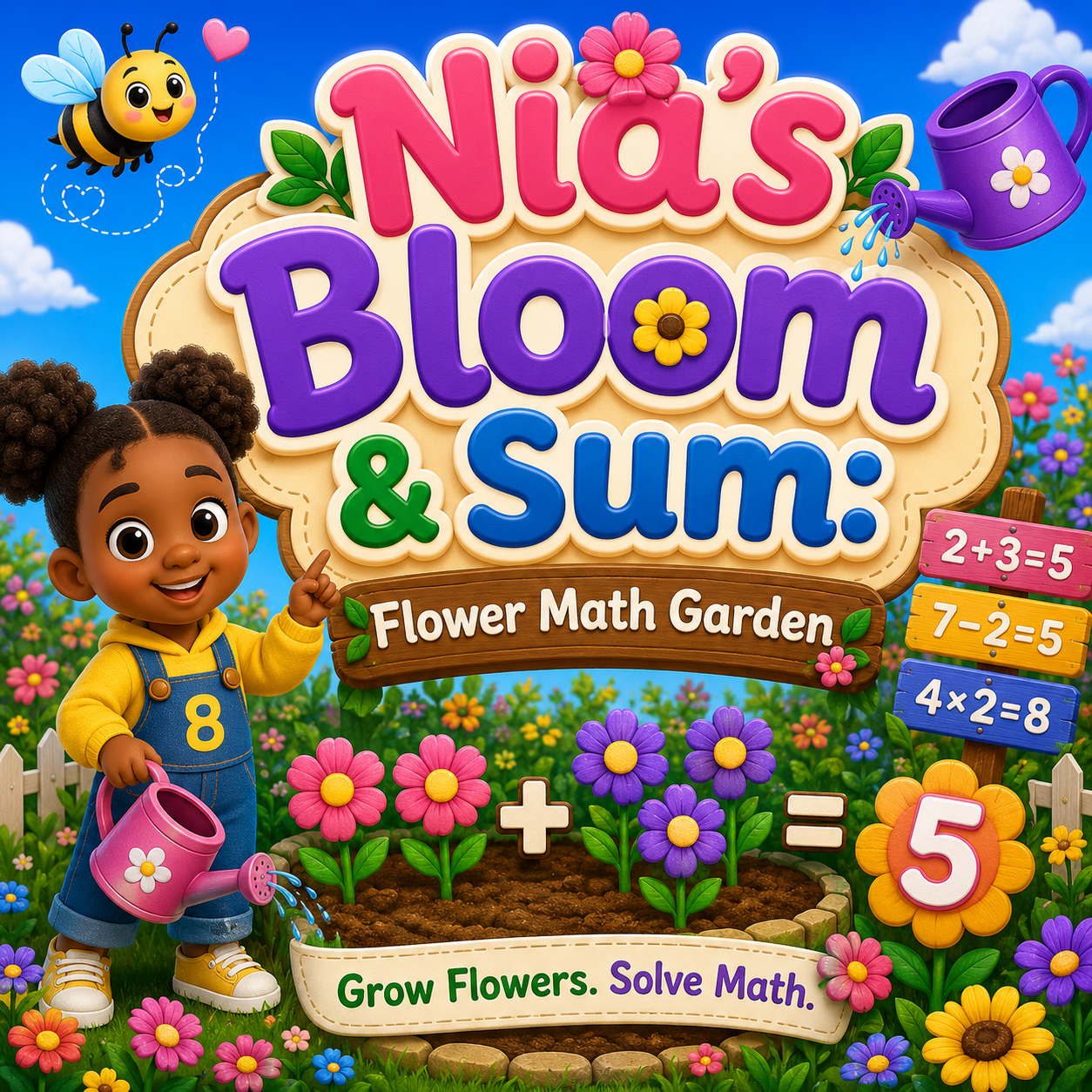 Nia’s Bloom & Sum Flower Math Garden